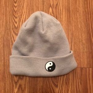 Urban Outfitters Yin Yang Beanie Hat 